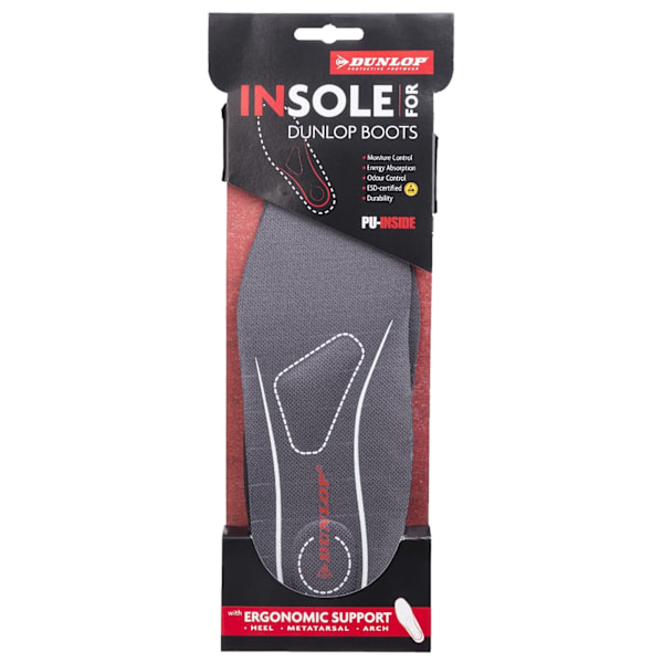Dunlop Unisex Vuxna Stöd Doftkontroll Innersulor 10 UK Svart Black 10 UK