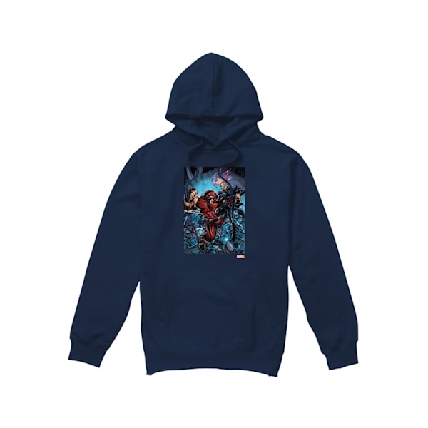 Marvel Herr X-Men Destroy Juggernaut Hoodie S Marinblå Navy S