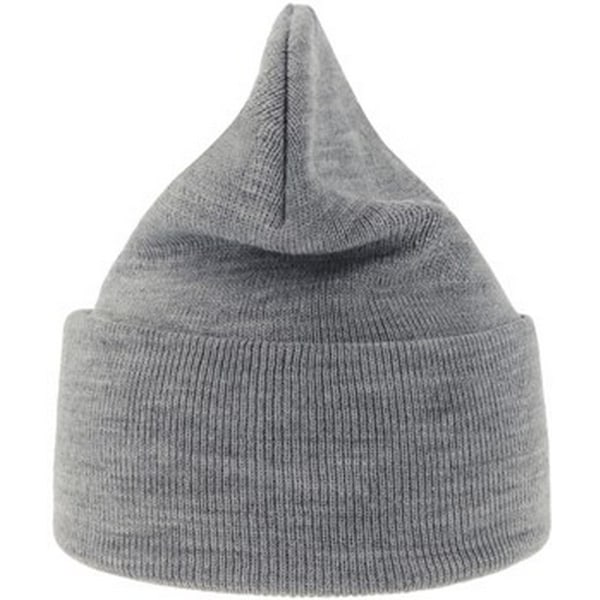 Atlantis Unisex Vuxen Ren Beanie i 100 % Återvunnet Material, En Storlek, Ljusgrå Light Grey One Size
