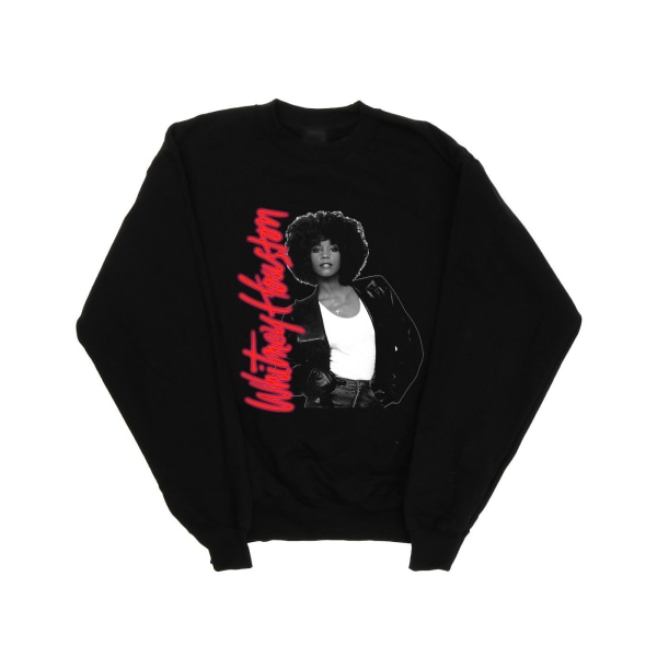 Whitney Houston Mens Whitney Pose Sweatshirt XL Svart Black XL