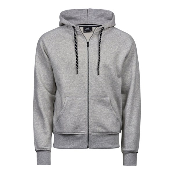 Tee Jays Herr Fashion Zip Hooded Sweatshirt L Heather Grey Heather Grey L