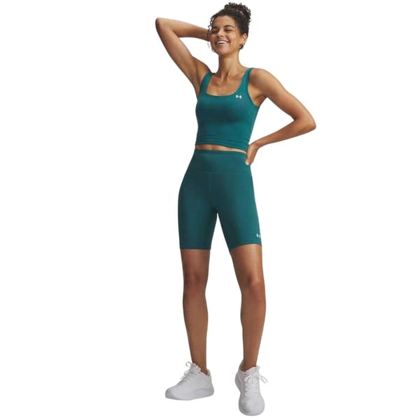 Under Armour Dam Motion Performance Högmidjade Shorts Green 8 UK