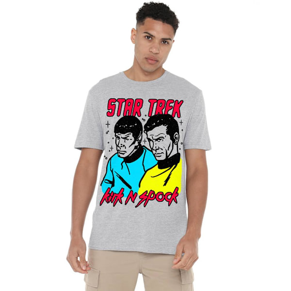Star Trek Herr Kirk & Spock T-Shirt XXL Sport Heather Sport Heather XXL