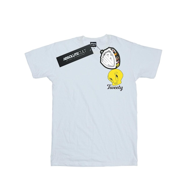 Looney Tunes Tweety Pie Head T-shirt L Vit White L