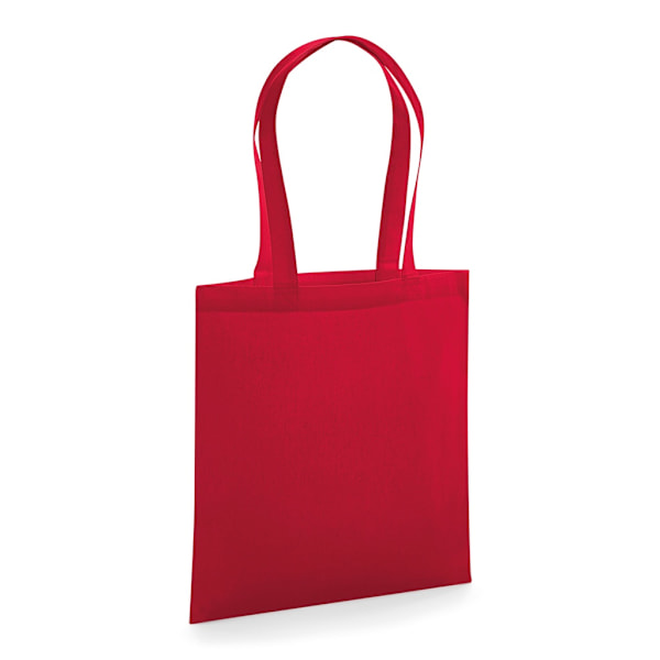 Westford Mill Ekologisk Premium Bomullskasse En Storlek Klassisk Classic Red One Size