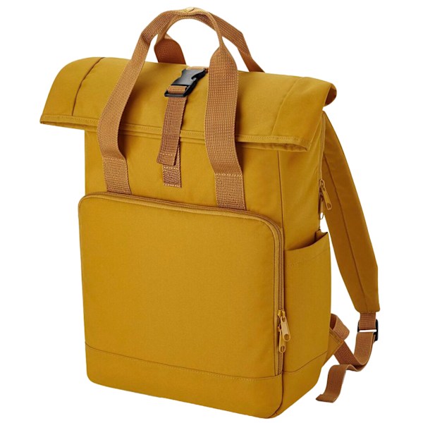 Bagbase Roll Top Twin Handle Laptop Bag One Size Senapsgul Mustard Yellow One Size