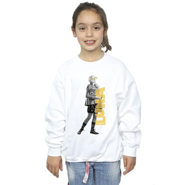 Harry Potter Tjejer Luna Lovegood Sweatshirt 5-6 År Vit White 5-6 Years