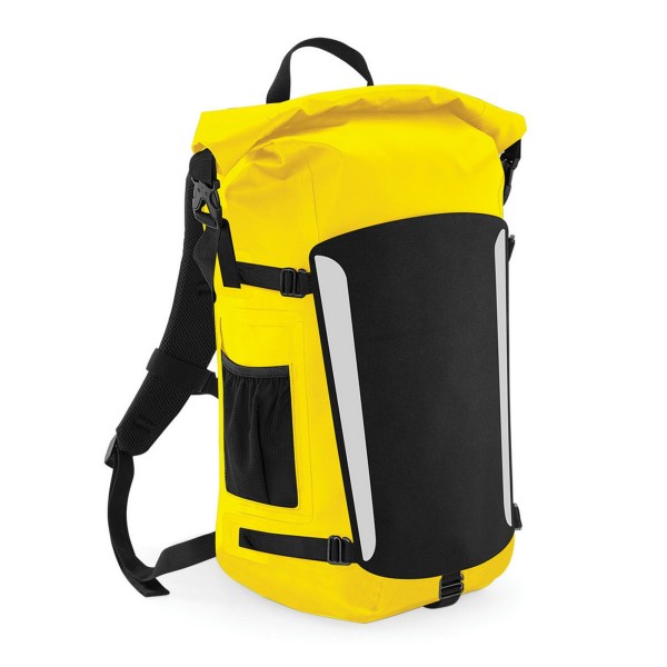 Quadra Submerge 25 liter vattentät ryggsäck/ryggsäck (förpackning med Yellow/Black One Size