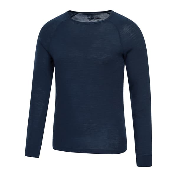 Mountain Warehouse Merino Ull Termounderställ för Män 3XL Navy 3XL R