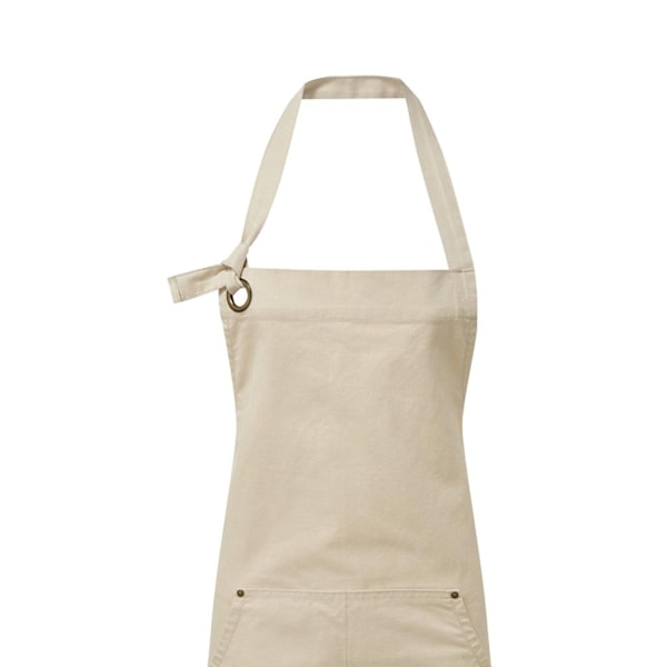 Premier Unisex Vuxen Bomulls Canvas Fickförkläde En Storlek Natura Natural One Size