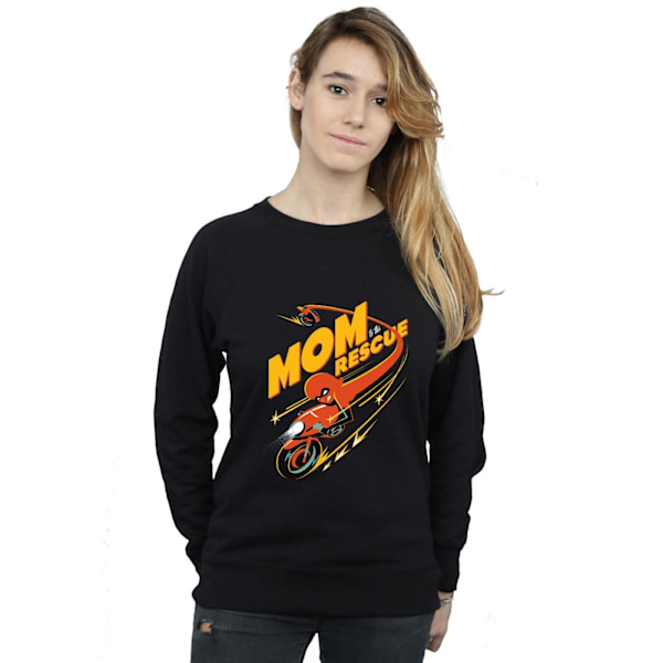 Disney Dam/Kvinnor The Incredibles Mamma Till Räddningen Sweatshirt Black L