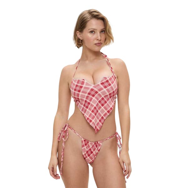 Frankies Bikinis Dam X Bella Hadid bikiniunderdel M R Red M