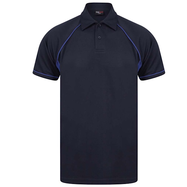 Finden & Hales Barn/Barn Piped Performance Polotröja 7-8 Navy/Royal Blue 7-8 Years