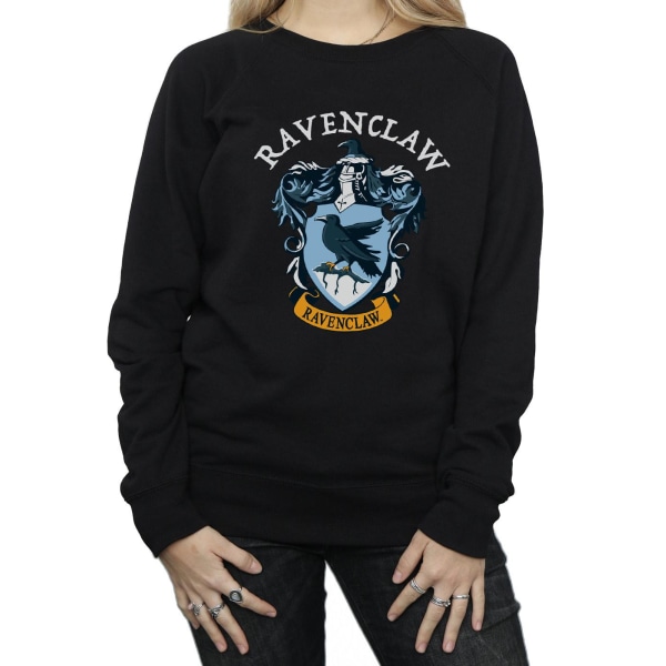Harry Potter Dam/Dam Ravenclaw Cotton Sweatshirt M Svart Black M