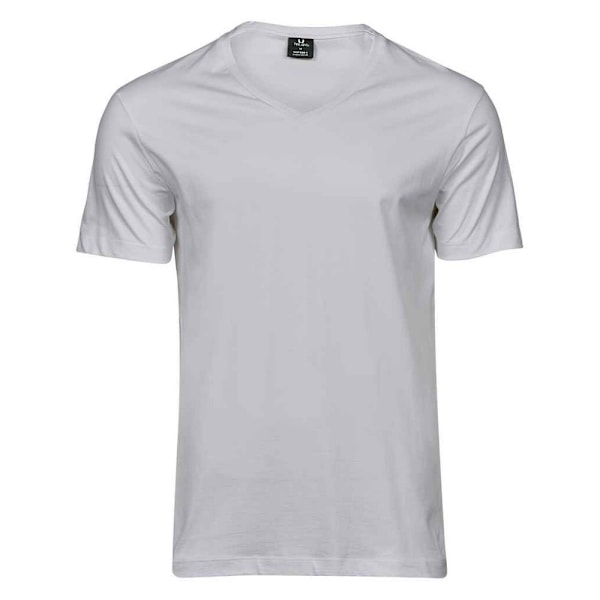 Tee Jays Herr Sof V-halsad T-shirt L Vit White L