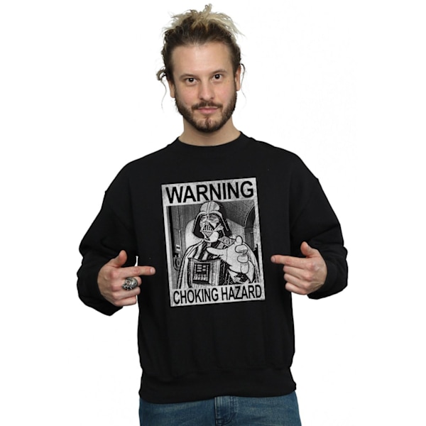 Star Wars Vader Choking Hazard Sweatshirt 4XL Svart Black 4XL