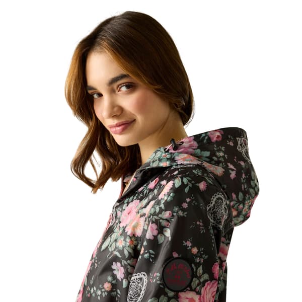 Regatta Dam/Dam Cath Kidston Hackney Rose Vattentät Skaljacka Black 12 UK