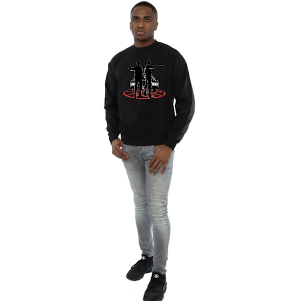 Supernatural Herr Sam Och Dean Silhouette Sweatshirt S Svart Black S
