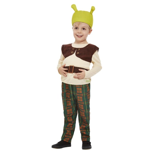 Shrek Baby Pojkar Kostymset 3-4 År Grön/Beige/Brun Green/Beige/Brown 3-4 Years