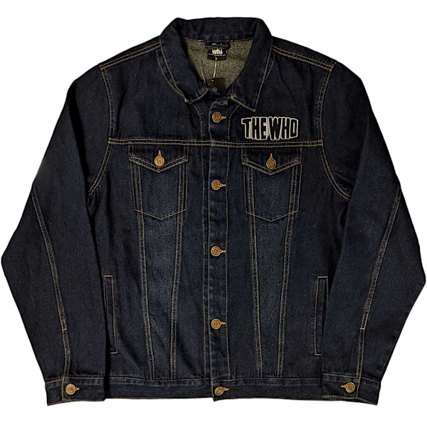 The Who Unisex Adult Long Live Rock Denim Jacka L Blå Denim Blue Denim L