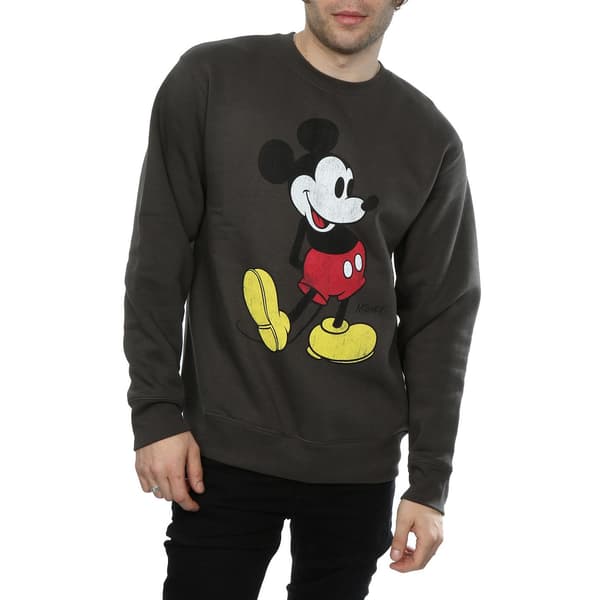 Disney Herr Mickey Mouse Classic Kick Tröja M Ljus Grafit Light Graphite M