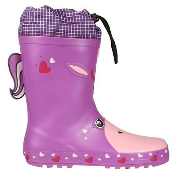 Dare 2B Barn/Barn Mudplay Dinosaurie Wellingtons 2 UK Enhörning/Röd Ockra Unicorn/Red Orchre 2 UK