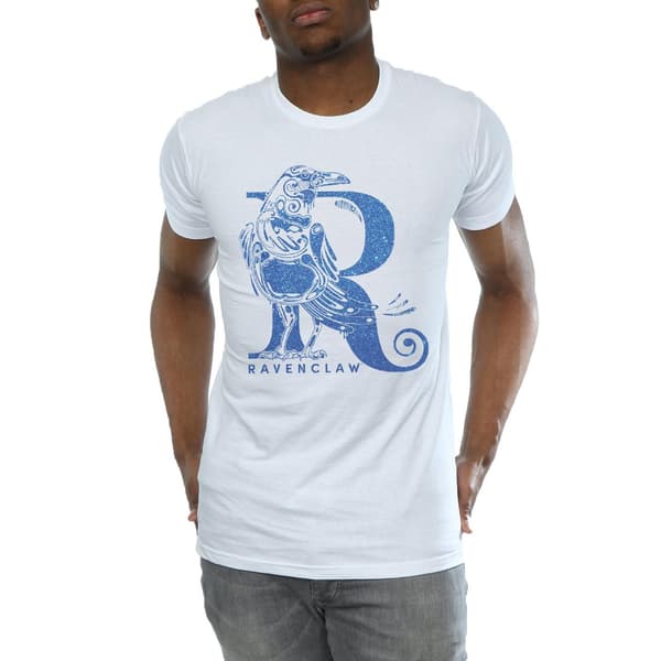 Harry Potter Herr Ravenclaw Glitter T-shirt M Vit White M