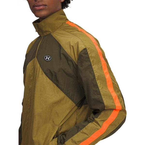 Under Armour Herr Färgblock Träningsjacka L Grön Green L