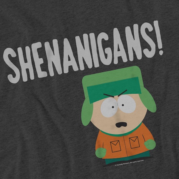 South Park Unisex Vuxen Knockoff T-Shirt L Gråmelerad Charcoal L