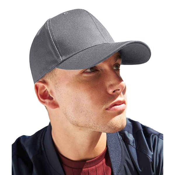 Beechfield Unisex Vuxen Ultimate 6 Panel Cap One Size Graphite Graphite Grey One Size