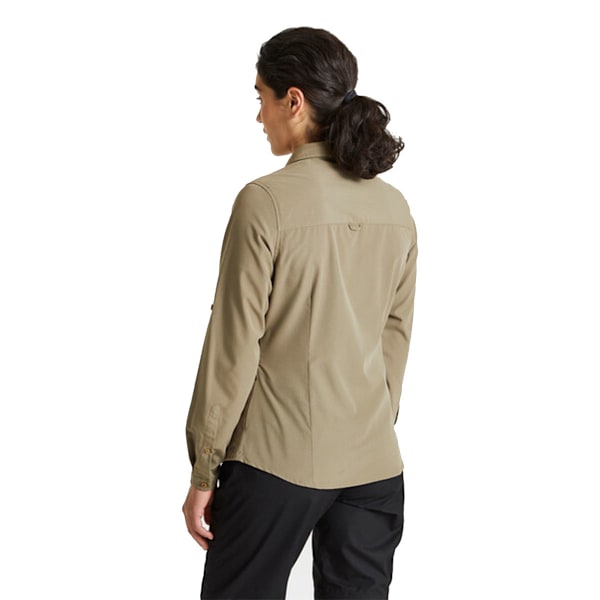 Craghoppers Womens/Ladies Expert Kiwi Long-Sleeved Shirt 16 UK Dark Cedar Green 16 UK