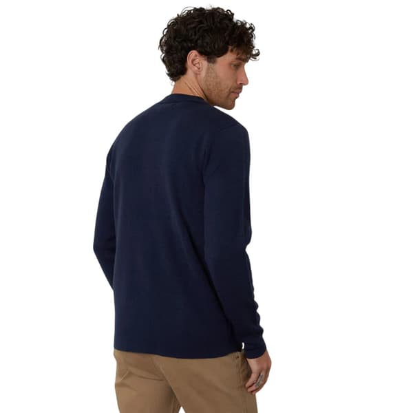 Threadbare Herr Stickad Kofta med Dragkedja M Marinblå Navy M
