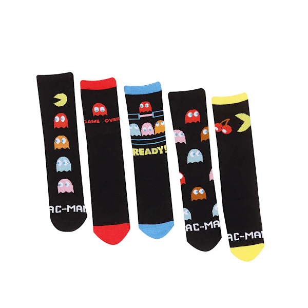 Pac Man Unisex Vuxen Strumpor Set (5-pack) S-M Flerfärgad Multicoloured S-M