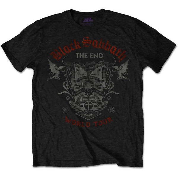 Black Sabbath Unisex Adult The End Skull T-Shirt XL Svart Black XL