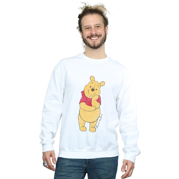 Disney Winnie The Pooh Classic Pooh Sweatshirt 5XL Vit White 5XL