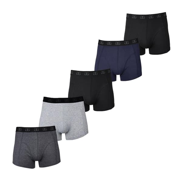Giorgio Boxershorts i bomullsblandning för män (5-pack) S Core Black Core Black S
