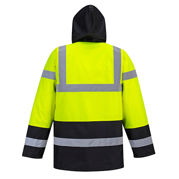 Portwest Herr Kontrast Hi-Vis Vinter Trafikjacka XS Gul/Svart Yellow/Black XS