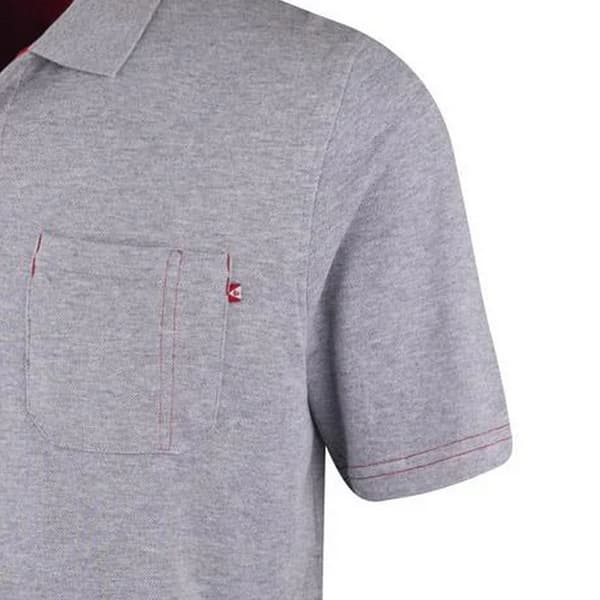 Lee Cooper Herr Marl Piqué Pikétröja M Grå Grey M