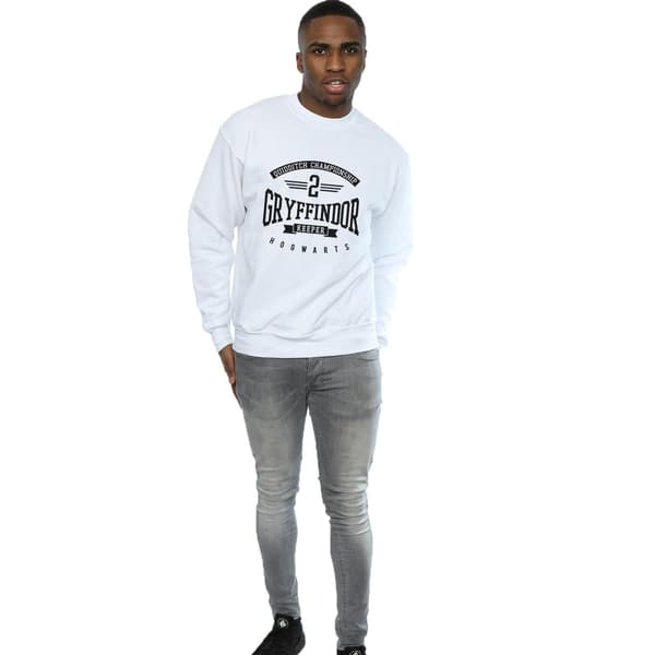 Harry Potter Herr Gryffindor Keeper Sweatshirt M Vit White M