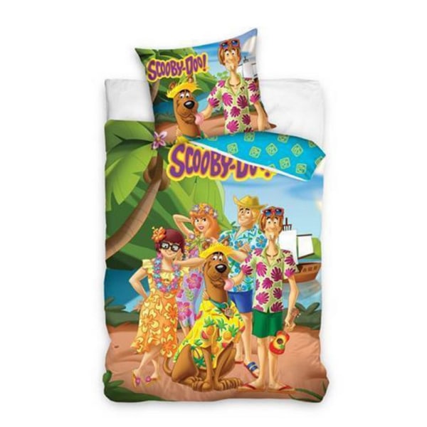 Scooby Doo bomull cover set flerfärgad Multicoloured Single