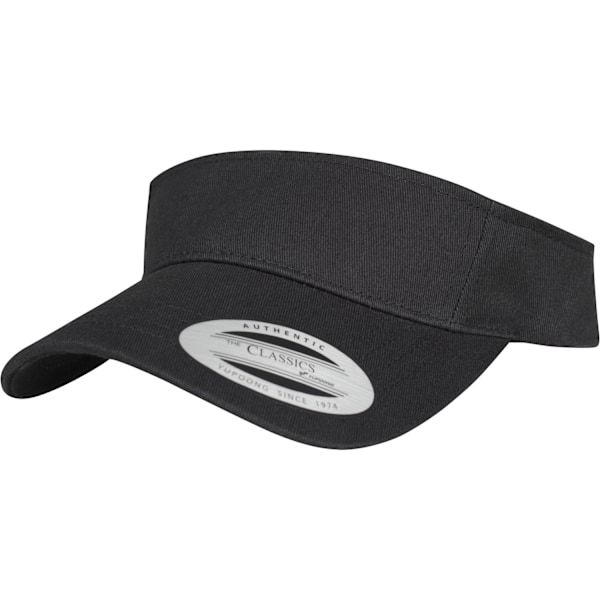Flexfit By Yupoong Curved Visor Cap One Size Black Black One Size