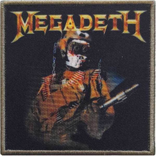Megadeth Standard Trooper Strykjärn på lapp En storlek Svart Black One Size