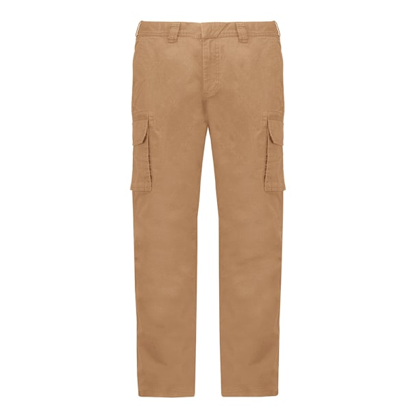 Kariban Unisex Multi-Pocket Cargo Byxor 30R Kamel Camel 30R