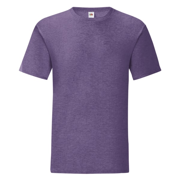 Fruit Of The Loom Mens Iconic T-Shirt (5-pack) S Heather Pur Heather Purple S
