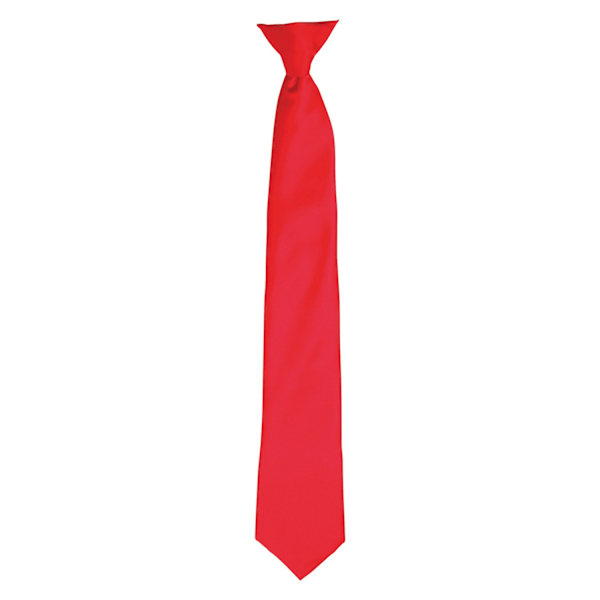Premier Unisex Vuxen Satinslips En Storlek Jordgubbsröd Strawberry Red One Size