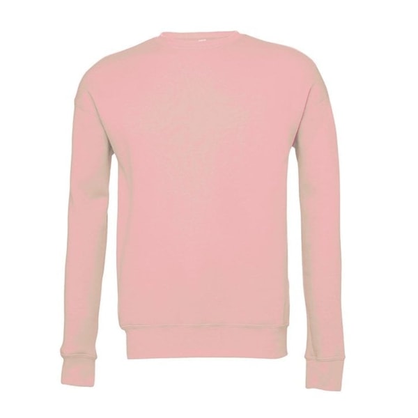 Bella + Canvas Unisex Vuxen Fleece Drop Shoulder Sweatshirt S P Pink S
