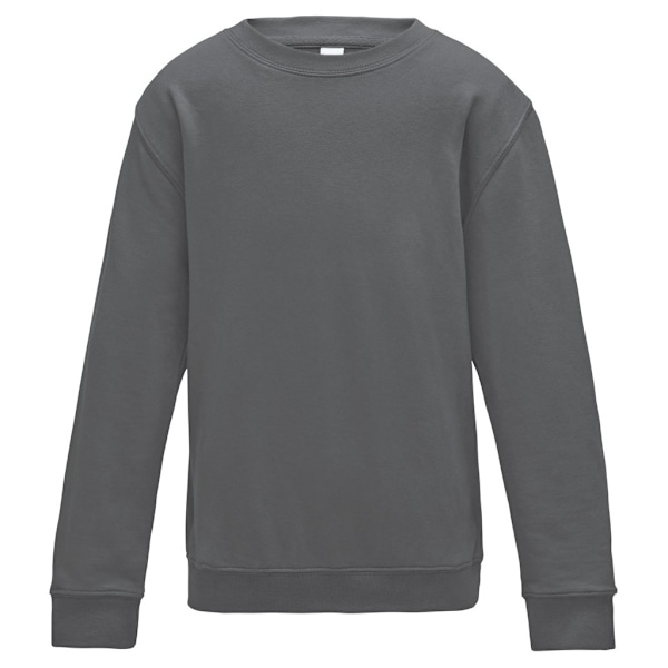 AWDis Just Hoods Barn/Kids Sweatshirt 3-4 År Stormgrå Storm Grey 3-4 Years