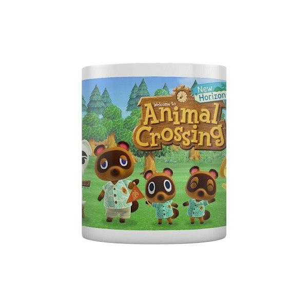 Animal Crossing Line Up Mug En Storlek Flerfärgad Multicoloured One Size