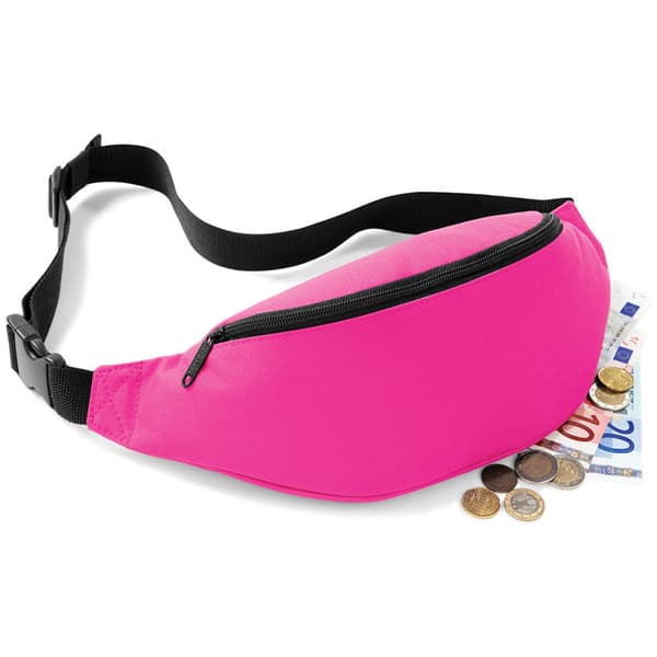 Bagbase Justerbar Bältesväska (2,5 Liter) One Size Fuchsia Fuchsia One Size
