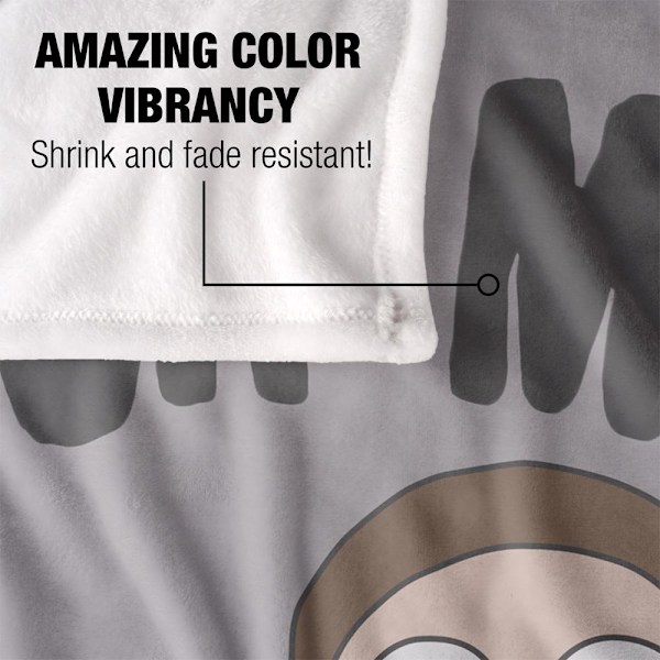 Rick And Morty Oh Man Oh Geeze Filt En Storlek Flerfärgad Multicoloured One Size